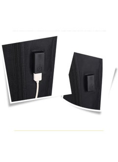 SUNSTAR Male and female USB charging laptop backpack black  - Image 5