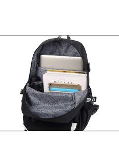 SUNSTAR Male and female USB charging laptop backpack black  - Image 4