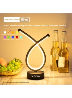 Bar Atmosphere Lamp Decorative Nightlight Restaurant Desktop Rechargeable Table Lamp Clear Bar Table Lamp Atmosphere Lamp Bedside Lamp-Light Source Power:Default Items-Light Color:Bixin Table Lamp + Warm Light + Charger + Printing