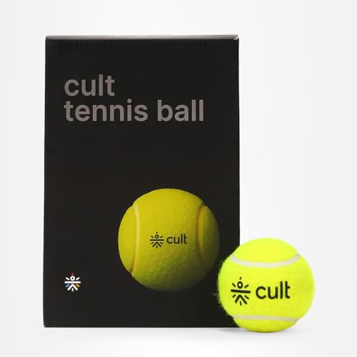 CULT Tennis Cricket Balls Green – Pack of 6 Practice & Training Balls for Men, Women & Kids Durable Rubber Core, Soft Felt Cover, High Bounce, All-Court Use - Image 1