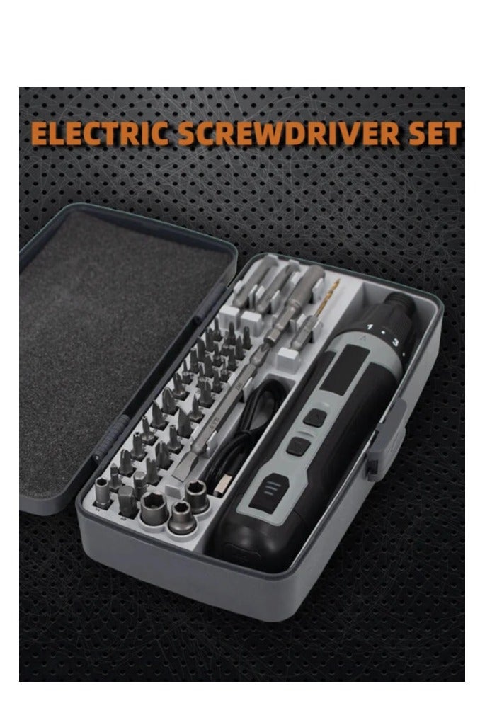 Electric Screwdriver Rechargeable 2000mAh Mini Drill 3.6V Power Tools Set Household Maintenance Repair  - Image 3
