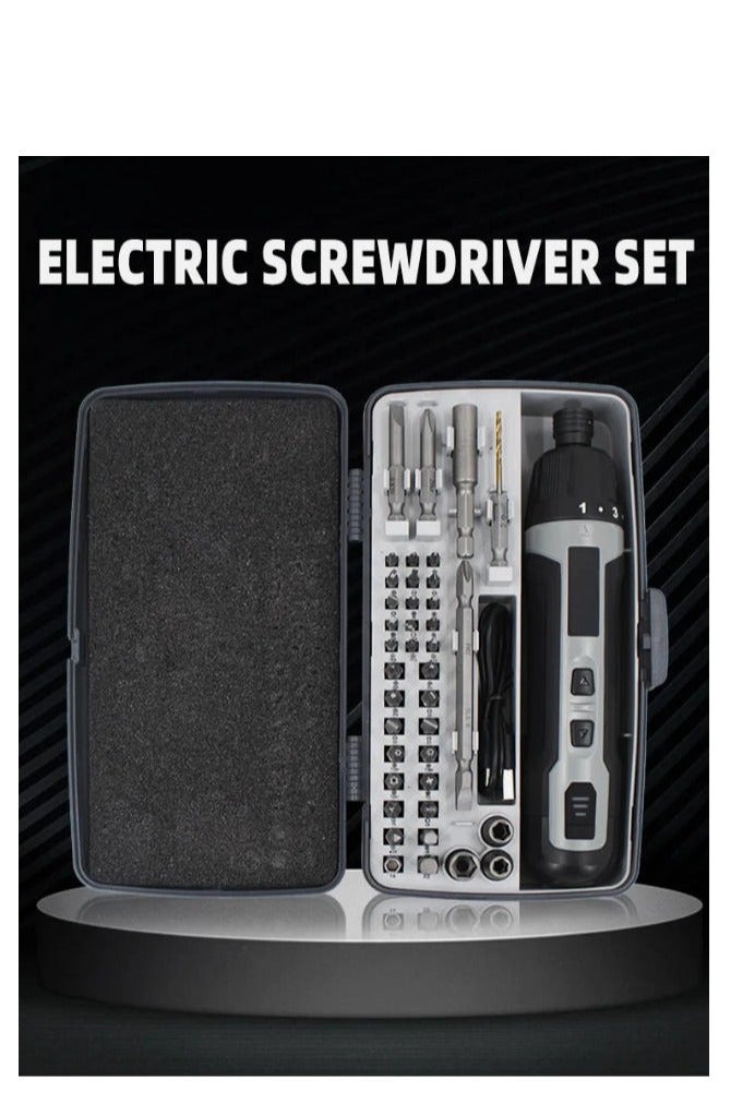 Electric Screwdriver Rechargeable 2000mAh Mini Drill 3.6V Power Tools Set Household Maintenance Repair  - Image 1