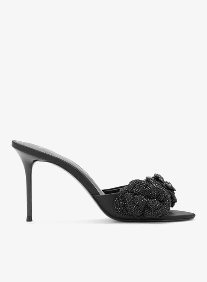 MANGO Sandals with flower strap