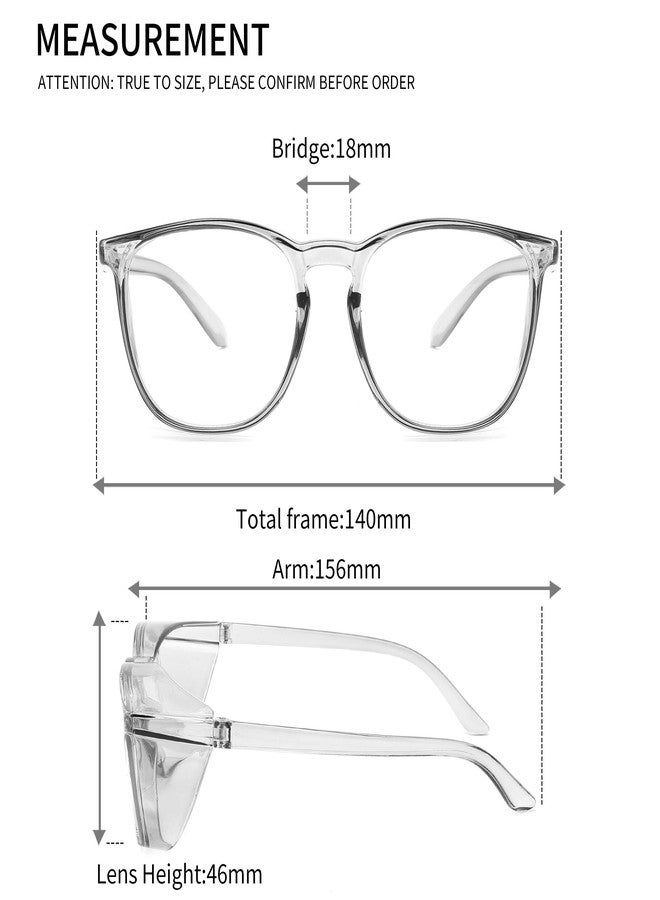 Alsenor WELMEE Alsenor Safety GlAnti Fog Goggles Protective Eyewear Blue Light Blocking Anti Dust UV Protection GlFor Men Women - Image 5