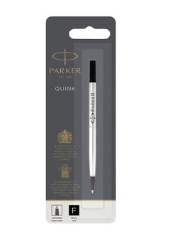 PARKER 1-Piece Quink Rollerball Pen Refill Fine Tip Black  - Image 1