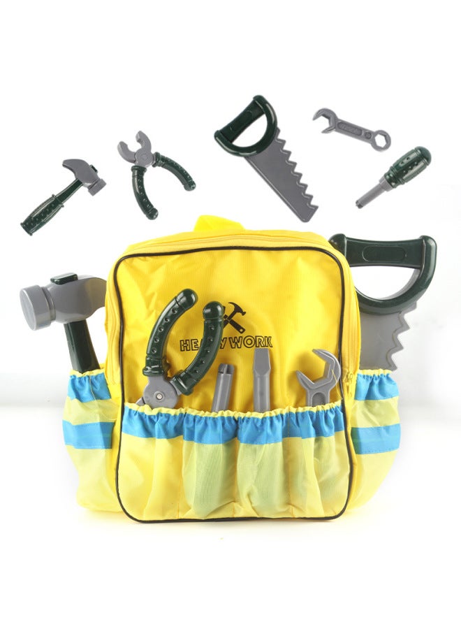 Children Play House Toy Role-playing Cosplay Role Swap Fire-fighting Props Package Play Doctor Suit-Color:KN513 Doctor Schoolbag Suit 250g - Image 3