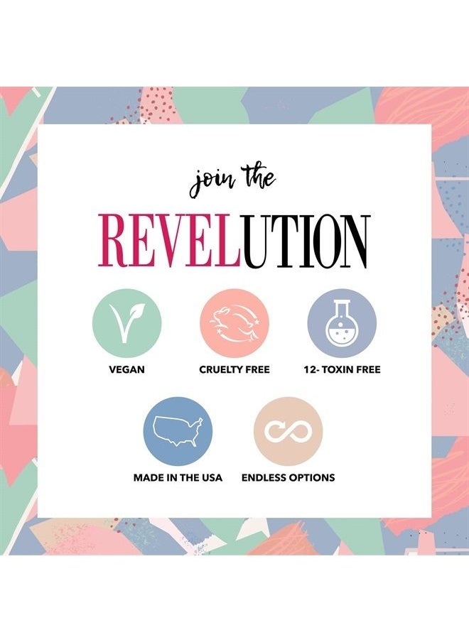 Revel Nail - Dip Powder - Pink Powder Dip Nail Polish, Chip Resistant Dip Nail Powder with Vitamin E and Calcium, DIY Manicure - Image 1
