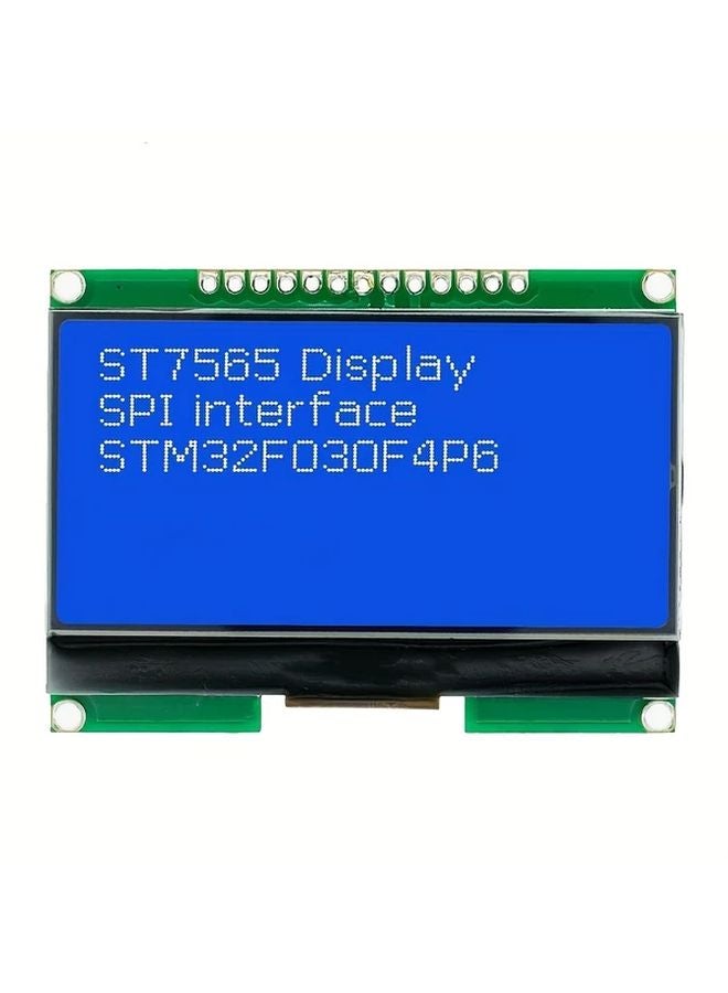 1 قطعة وحدة عرض زرقاء LCD12864 بدقة 128x64 وواجهة SPI لأردوينو ورازبيري باي - Image 4