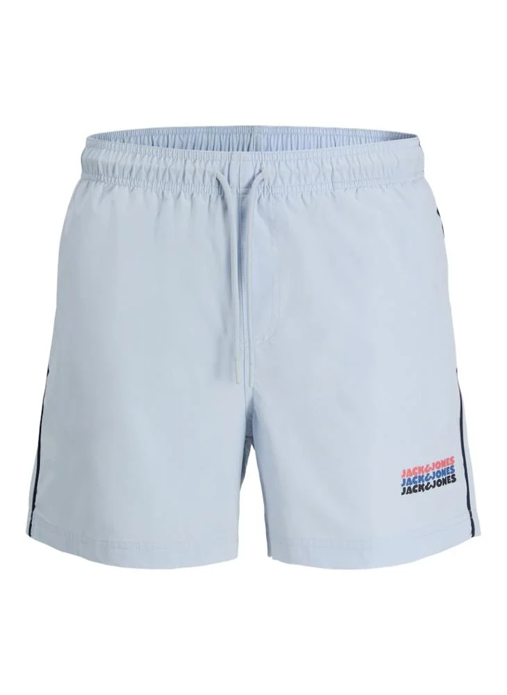 JACK & JONES Logo Drawstring Swim Shorts