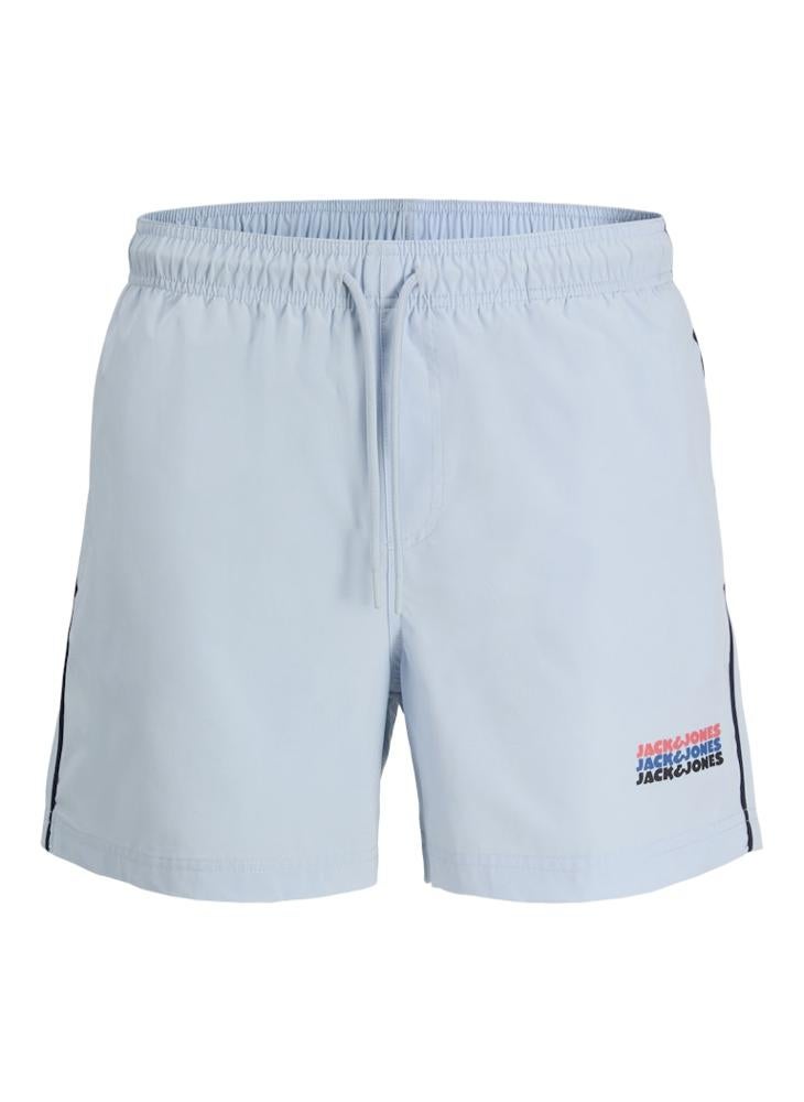 JACK & JONES Logo Drawstring Swim Shorts - Image 1