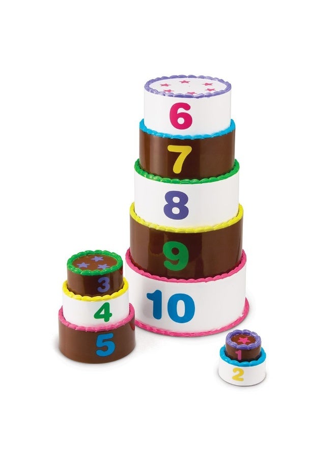 Learning Resources Smart Snacks Stack And Count Layer Cake, Educational Stacking Toy For Early Maths And Motor Skills, Ages 2 Plus - Image 5