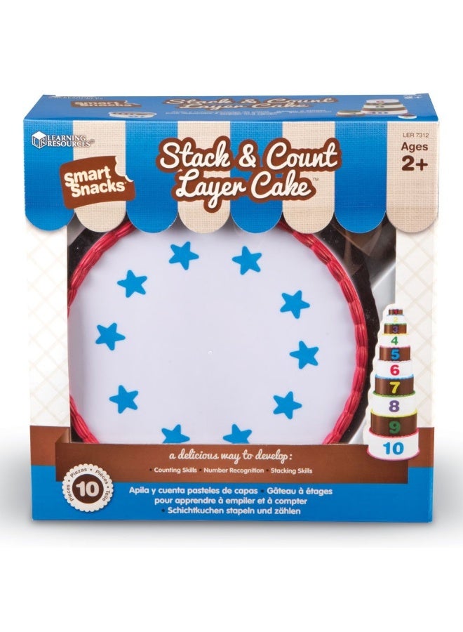 Learning Resources Smart Snacks Stack And Count Layer Cake, Educational Stacking Toy For Early Maths And Motor Skills, Ages 2 Plus - Image 3