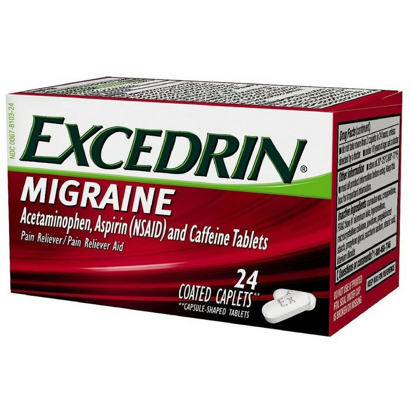 EXCEDRIN أقراص إكستدرين لتخفيف أعراض الشقيقة - 24 حبة - Image 4