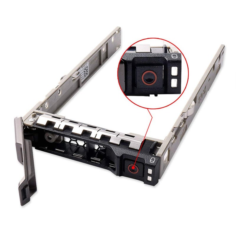 HUYUN عبوة 2 قطعة من صينية القرص الصلب SAS SATA بحجم 2.5 بوصة 8FKXC 08FKXC متوافقة مع ديل باور إيدج R630 R730 R730XD T630 R430 T430 باور فولت MD1420 MD3420 سلسلة - Image 2