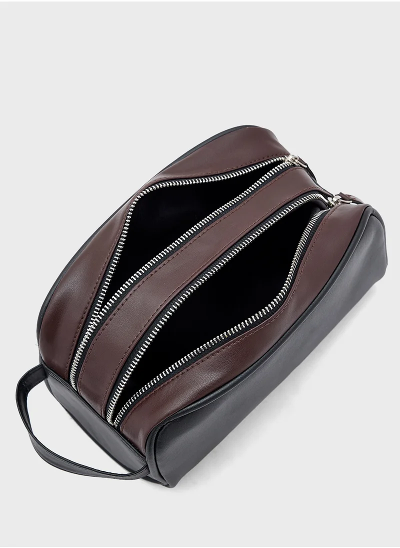 سفنتي فايف Dual Compartment Travel Kit Wash Bag