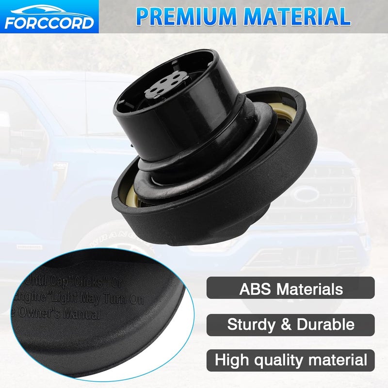Forccord Custom Fit Regular Locking Fuel Cap - Black Replacement #10510 - Image 5