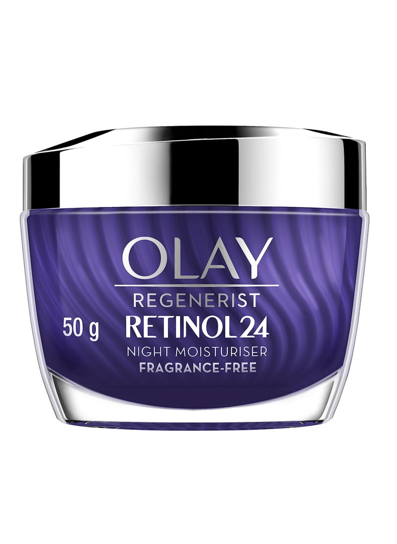 Regenerist Retinol24 Night Face Cream, Moisturiser Smooth and Glowing Skin 50ml