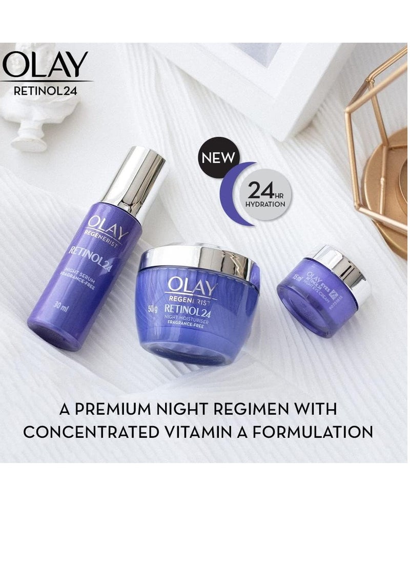Regenerist Retinol24 Night Face Cream, Moisturiser Smooth and Glowing Skin 50ml