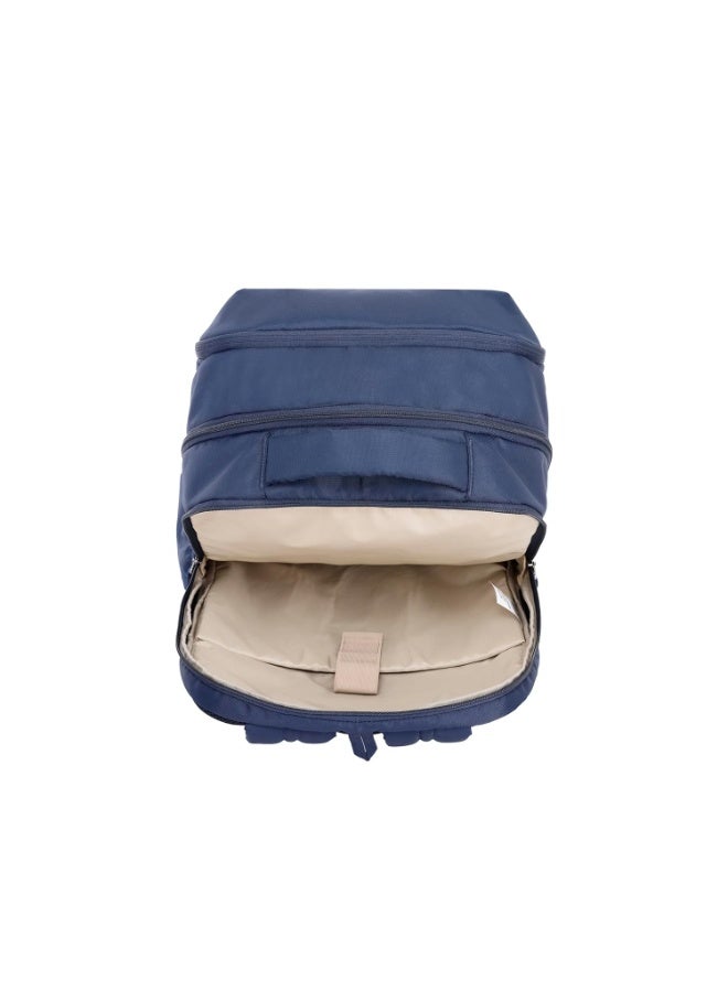 American Tourister Valex+ Laptop Backpack, 36L & 17" Inch Laptop Compartment, front organiser, bottle holder Backpack Bag For Man And Women, Blue - Image 3