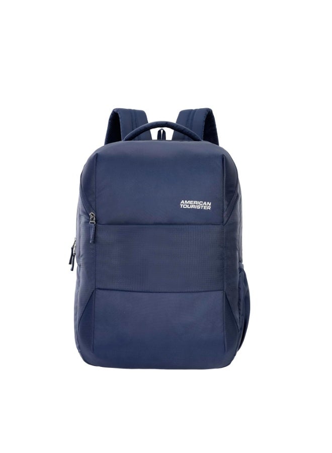 American Tourister Valex+ Laptop Backpack, 36L & 17" Inch Laptop Compartment, front organiser, bottle holder Backpack Bag For Man And Women, Blue - Image 1