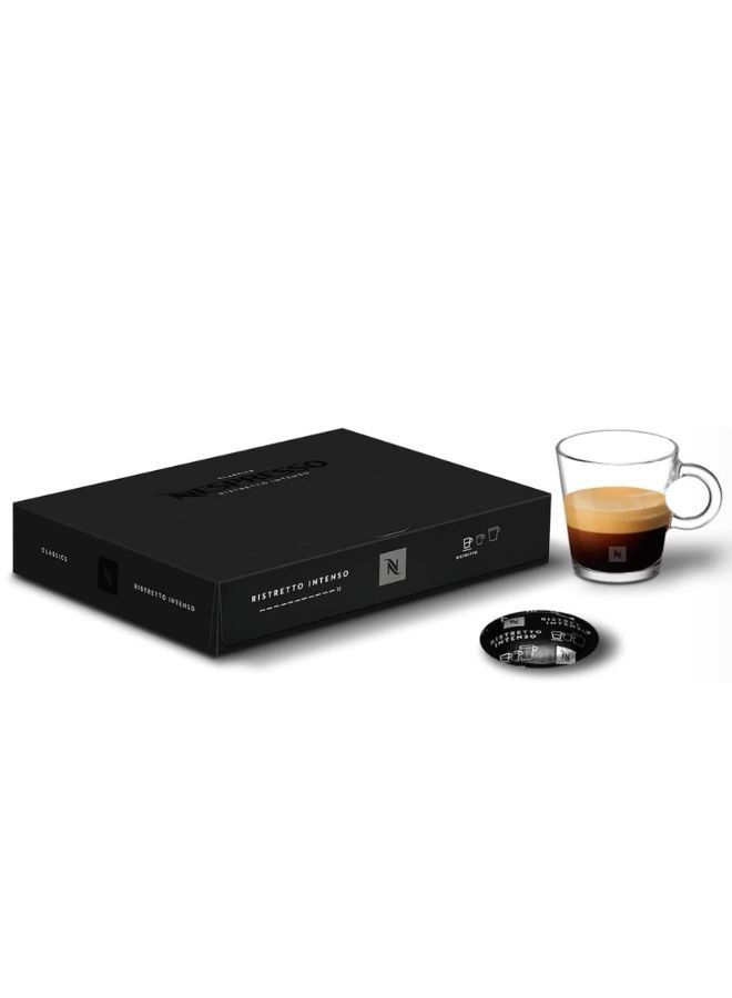 Nespresso INTENSE RISTRETTO Box of 50 Nespresso Pro Capsules - Image 1