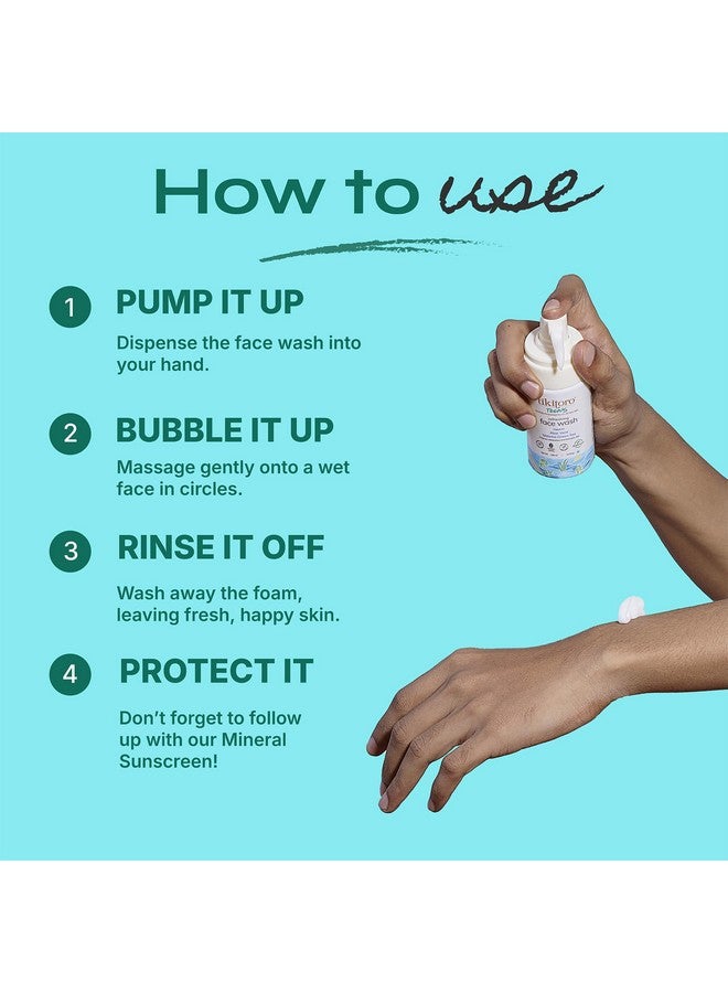 Tikitoro Teens Refreshing Face Wash 100% Vegan Neem, Aloe Vera, Matcha Green Tea Extract, Cleanses & Refreshes, No Parabens & Sulphates, All Skin Types (Age: 11+) (100ml x of 1) - Image 4