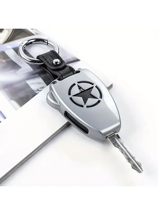 Black Car Key Case Protective Cover For Vehicle Models - Image 5