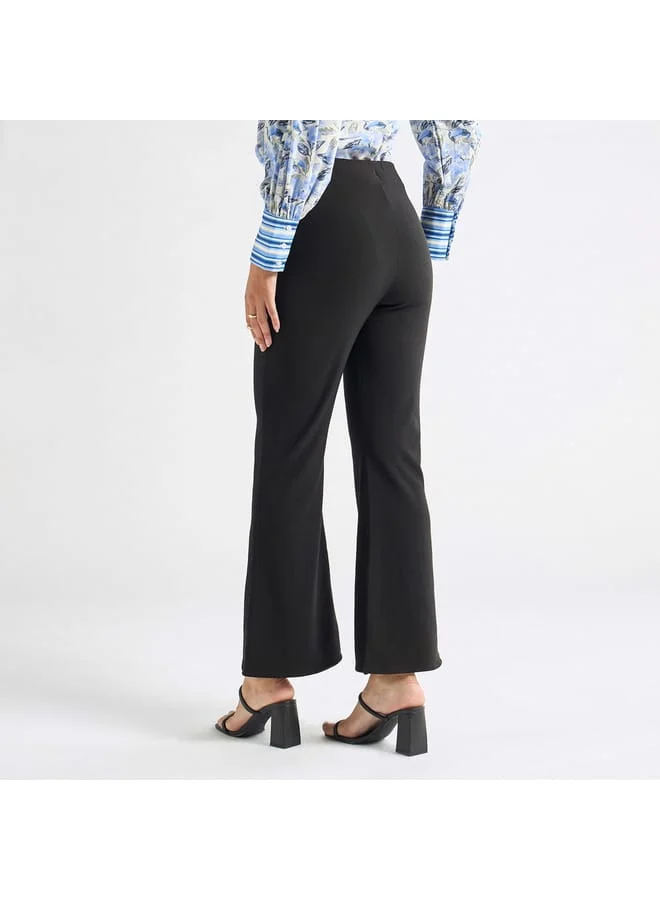 Splash FAV Textured Flared Leg Treggings