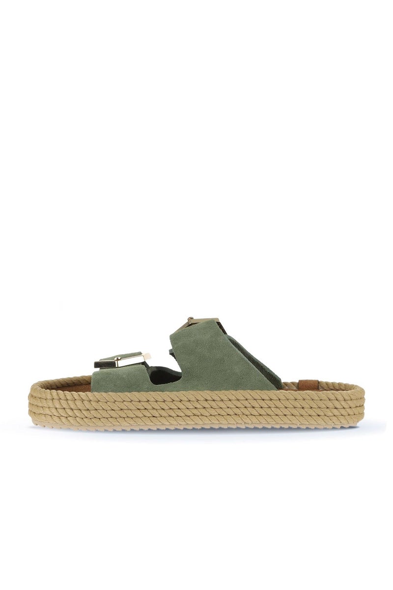 Bueno Bohonomad Sydney Robe Women's Leather Espadrille Slipper - Image 3