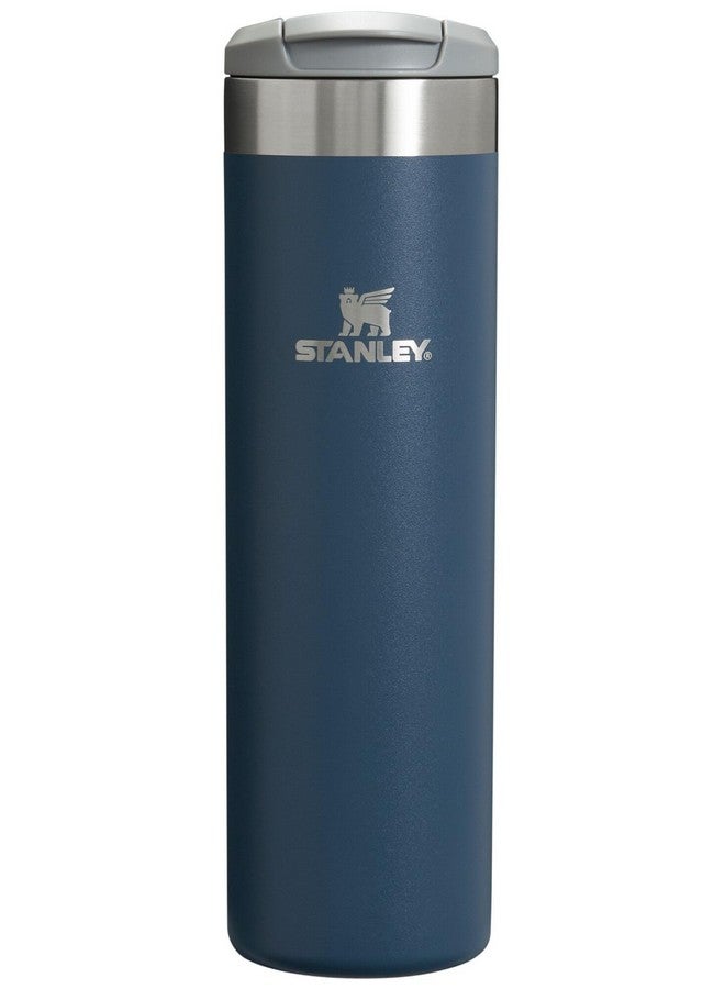 Stanley Stanley AeroLight Transit Bottle 20 oz | Locking Drink Through Lid | Leak Resistant Water Bottle or Coffee Travel Mug | Lightweight Insulated Stainless Steel | BPA-Free | Navy  - Image 1