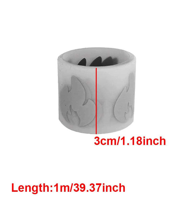 Volume 1 Roll Flame Reflective Sticker Creative Little Decal High Brightness Decorative - Image 3