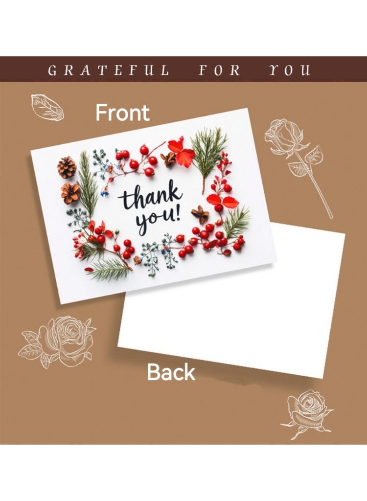 Business Small Thank You Card Set – 5 Unique Designs (2 pcs Each, Total 10 Cards) – Professional Appreciation & Gratitude Cards - Image 4