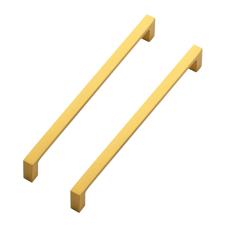 Ravinte 20 Pack Solid 712 Inch Kitchen Square Cabinet Handles Brushed Brass Drawer Pulls Kitchen Cabinet Hardware Handles - Image 2