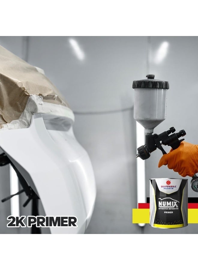 NUMIX 2K Easy Sanding Primer, Grey - 1 Liter + 0.25 Liter Hardener - Specially Designed for Automotive - Image 2