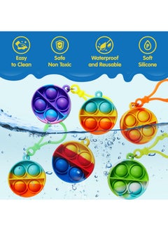 JOYIN Pop Fidget Keychain Mini Fidget Toys Bulk 30 Pack Party Favors For Kids 4-8,8-12 Years Kids, Goodie Bag Stuffers Fidgets For Classroom Prizes Sensory Fidget Toy Packs  - Image 3