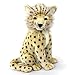 Hansa Cheetah Cub Stuffed Plush Animal Sitting - Image 2
