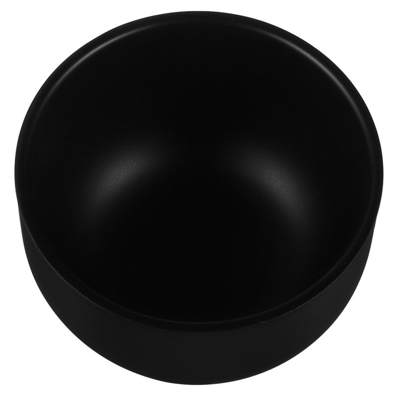 Double Layer Stainless Steel Shaving Bowl for Wet Shaving Small Lathering Cup Black - Image 2