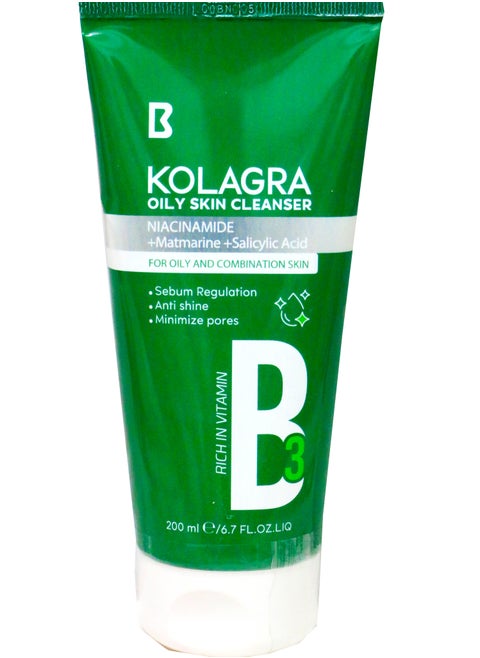Kolagra Facial Wash Oily Skin 200 Ml
