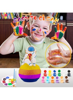LKTOCAFT Paint Your Astronaut Lamp Art Craft Kits, Party Favors for Kids DIY Toys Night Light, Art Supplies Painting Kit for Kids Ages 6-12, Boys Girls Birthday Gift  - Image 4