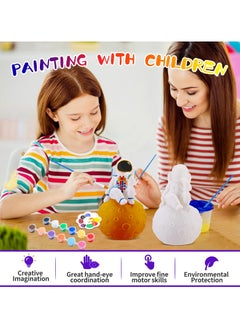 LKTOCAFT Paint Your Astronaut Lamp Art Craft Kits, Party Favors for Kids DIY Toys Night Light, Art Supplies Painting Kit for Kids Ages 6-12, Boys Girls Birthday Gift  - Image 5
