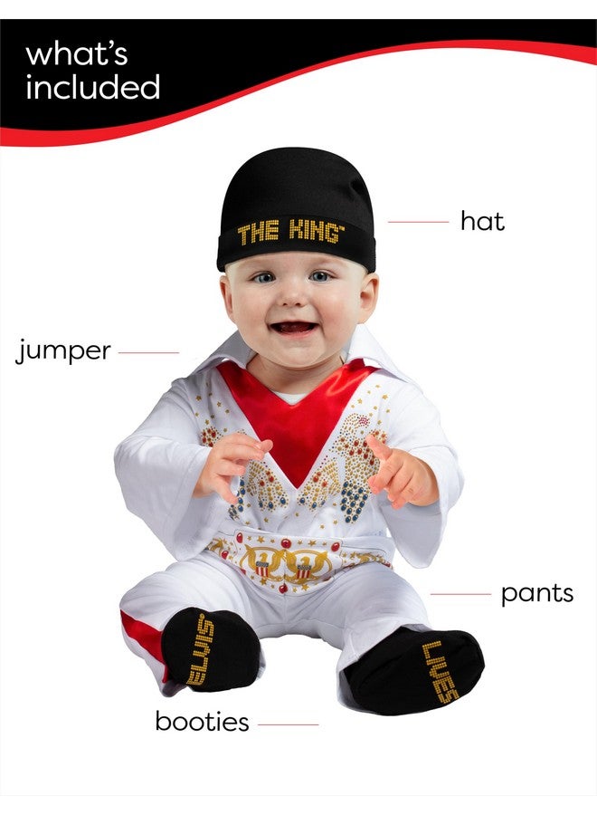 Rubies أزياء إلفيس للأطفال الرضع من روبي، مستلزمات حفلات، متعددة الألوان، 0-6 أشهر، الولايات المتحدة - Image 2