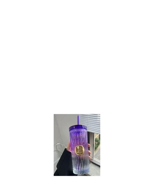 Glass Mug Iced Coffee Cups Cups with Lids and Coloured Glasses with Handle Clear High Glass Canned Cups for Water