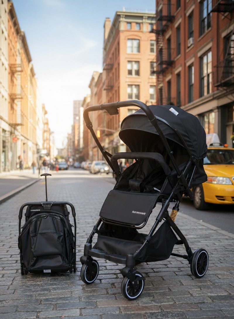 FUN MOMENT Lightweight and foldable two-way stroller for airplane travel - Image 1