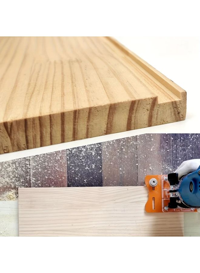 2 In 1 Adjustable Woodworking Slot Cutter With Precision Edge Trimming Tool Transparent Cover - Image 4