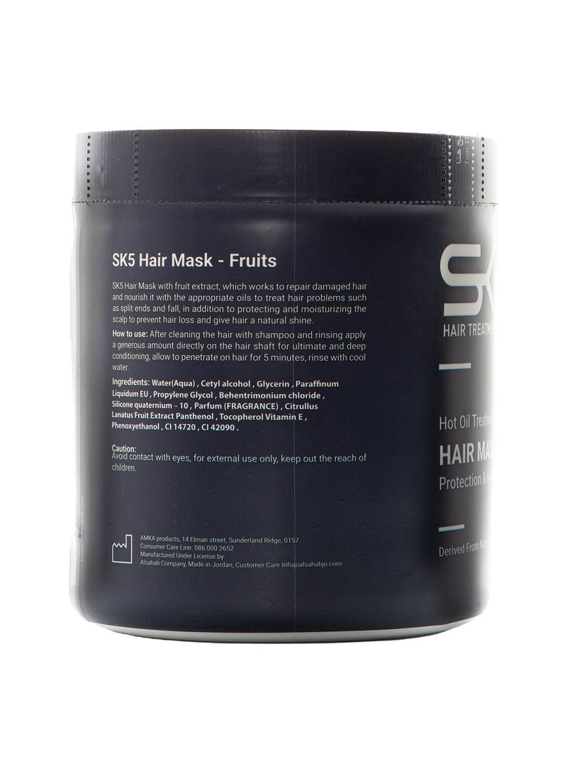 SK5 Mix Fruits Hot Oil Treatment Hair Mask - Total Hair Repair, 1000ml - Image 2