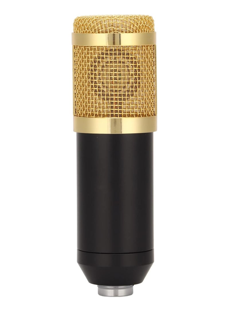 Wired Condenser Microphone, High Output and Low Noise Broadcast Recording Mic, XLR to 3.5mm Microphone with Shockproof Mount, Suitable for Recording Studios  - Image 5