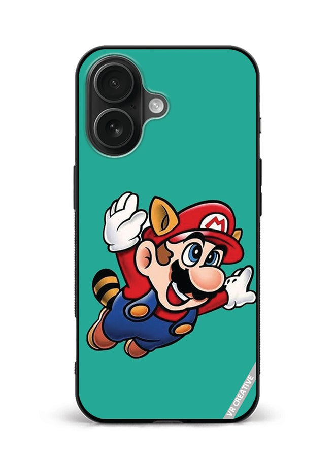 VR CREATIVE Protective Case Cover For Apple iPhone 16 Plus Mario Design Multicolour