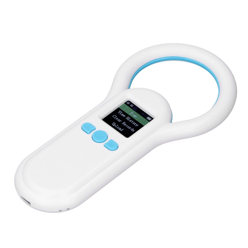 جهاز مسح الرقائق الدقيقة للحيوانات الأليفة - شاشة TFT مقاس 1.44 بوصة - قارئ RFID متوافق مع ISO 11784/11785 FDX-B بتردد 134.2 كيلوهرتز لإدارة تعريف الحيوانات - Image 4