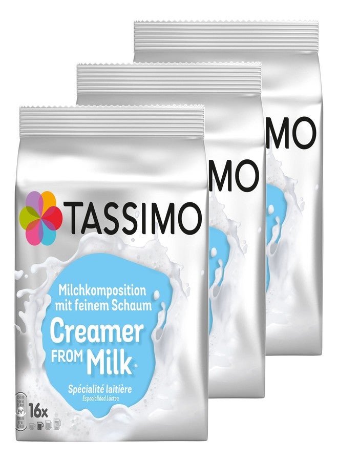 Tassimo Milk Creamer, Pack of 3, 3 x 16 T-Discs - Image 1
