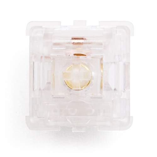 KPREPUBLIC Everglide EG Aqua King Water King Linear Switch 4pin 5pin RGB 55g 62g 67g Force mx Switch for Mechanical Keyboard 50m Clear Body (X70 PCS, EG 62g Aqua King Switch) - Image 1